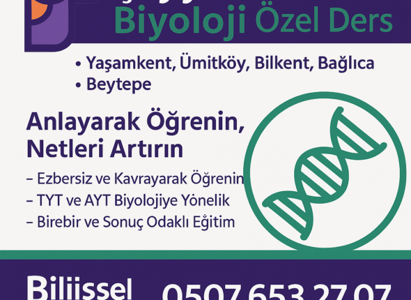 çayyolu biyoloji özel ders